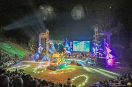 Malam Pertunjukan Geopark Night Specta #4 2019 di Embung Nglanggeran