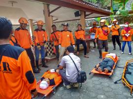 Pelatihan Search And Rescue/SAR di Desa Wisata Nglanggeran