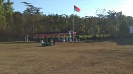 Upacara Penurunan Bendera merah Putih