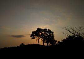 Sunrise dari Puncak Kampung Pitu Nglanggeran