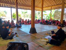 Team Paskibraka Kabupaten Madiun Study Banding di Desa Wisata Nglanggeran