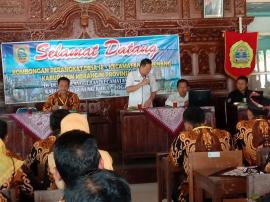 Agenda  pemerintah desa menerima kunjungan (study banding)dari merangin jambi