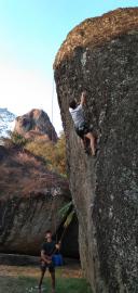 Rock Climbing di Kawasan Gunung Api Purba Nglanggeran