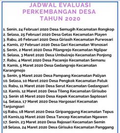 Berikut Jadwal Lomba Desa Tahun Ini