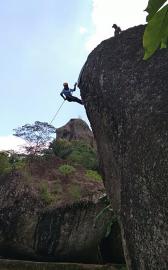 Diksar MENWA UNY di Gunung Api Purba Nglanggeran