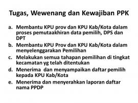 Tugas Wewenang Dan Kewajiban PPK