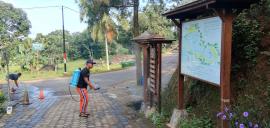 Sepasar Bersih-Bersih Lokasi Wisata Nglanggeran