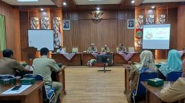 Pemerintah Kalurahan Nglanggeran Menghadiri Rapat Koordinasi rencana implementasi SAKIP Kalurahan