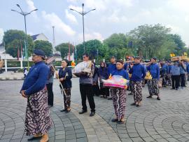 Pamong Kalurahan Nglanggeran Ikuti Kirab Pamong dan LKK DIY