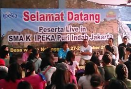 Kegiatan Live In dari SMA K IPEKA Jakarta